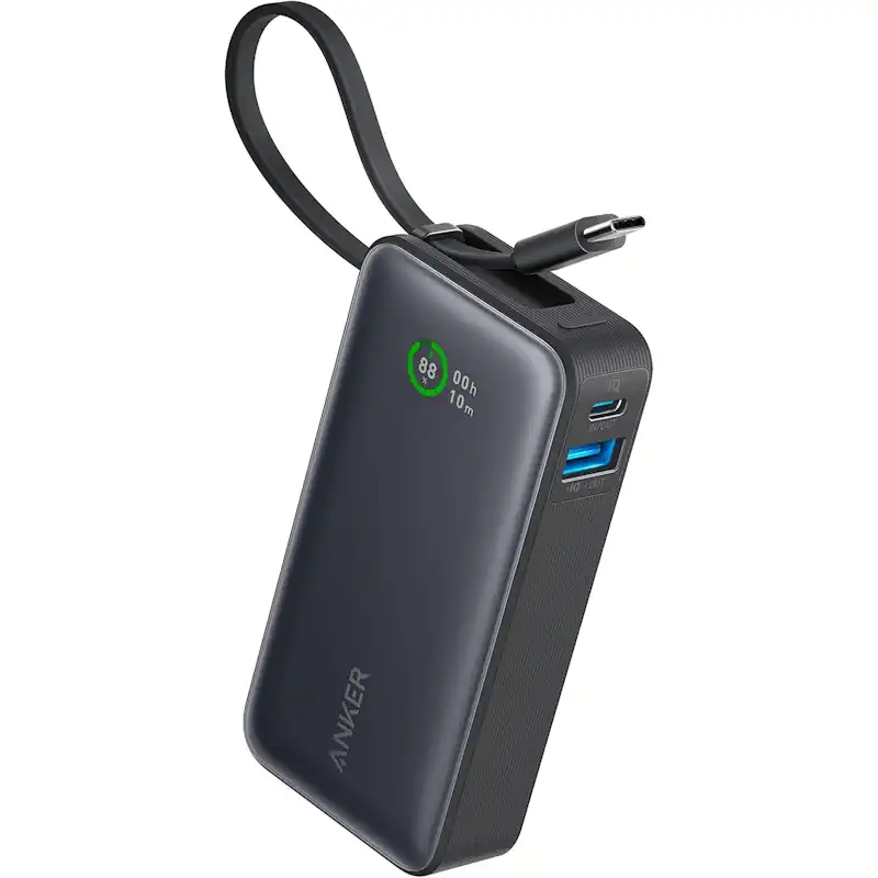Anker Nano Power Bank 10000mAh, Carregador Portátil Até 30W
